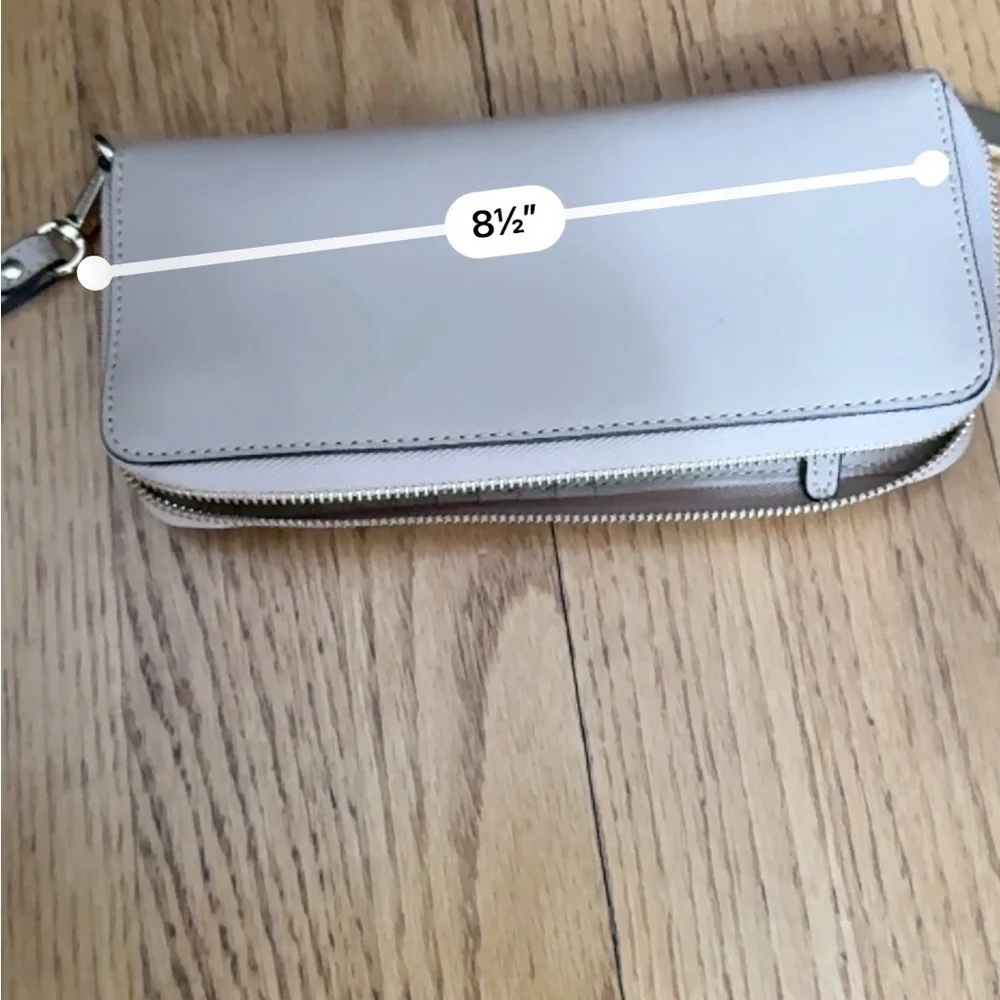 Michael Kors Cream Wallet pebbled leather - Picture 10 of 16